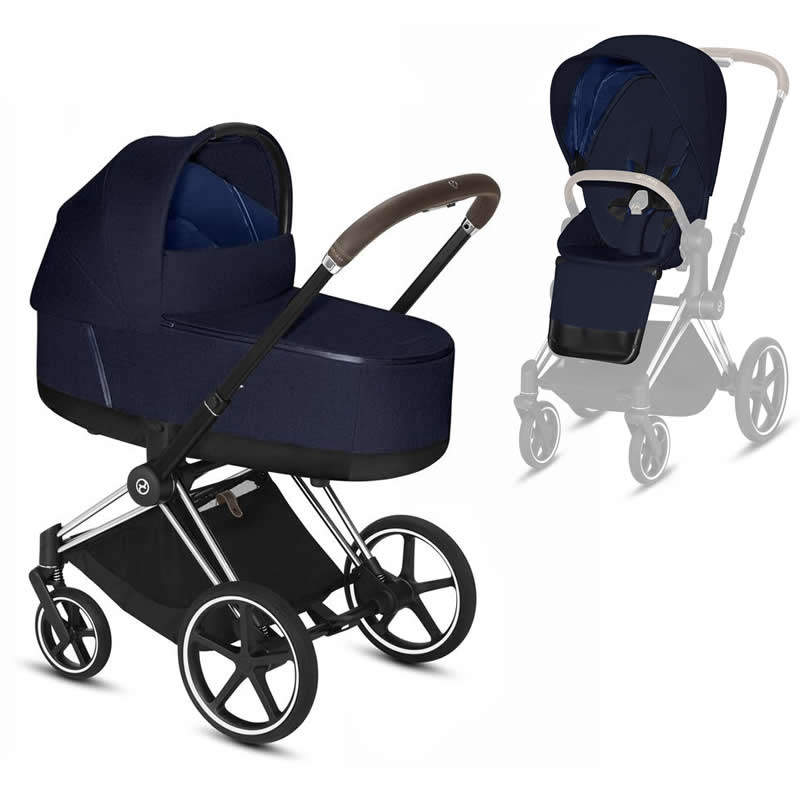 Cybex Priam Chrom Lux Kombikinderwagen cheapest Indigo Blue